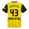 Virallinen Fanipaita Borussia Dortmund Bynoe Gittens 43 Kotipelipaita 2024-25 - Miesten